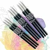 Tritart Pennelli Sottili Set per Dipingere - Pennelli Acquerello Acrilici Olio (3 Set di 3)