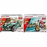 MECCANO, Multimodello da 5 - Veicolo a Retrocarica, kit di costruzioni da 175 Pezzi, dagli 8 Anni & Multimodello Moto 5 in 1, Kit di Costruzione S.T.E.A.M., dai 10 Anni - 6053371