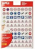 APLI Adesivi Kids 10116 Traffic Manager, 4 fogli, assortimento