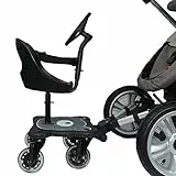 Eichhorn Cozy B Rider - Pedana con seggiolino, Per passeggini senza freni pieghevoli