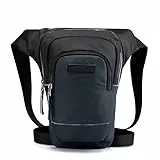 HXYIYG Marsupio Gamba Moto,Marsupio Moto da Gamba Tempo Libero Outdoor Sport Gamba Coscia Pacchetto Uomo Guida Vita Fanny Bag Night Riflettente Pannelli da imballaggio a Tracolla (Color : Navy)