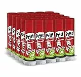 Pritt Colla Stick 25 x 11g, colla per bambini sicura e affidabile, colla Pritt per lavoretti e fai da te, con una tenuta forte per uso scuola e ufficio, 25 stick x 11g