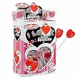 50 LECCA LECCA I LOVE FORMA CUORE GUSTO CILIEGIA CHUPA SFUSI CASA DEL DOLCE