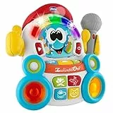 Chicco - Songy Il Cantante, Gioco Musicale Elettronico con Microfono, 3 Modaità di Gioco, Disco Radio, Registra una Canzone, Karaoke, 3-6 Anni, Multicolore