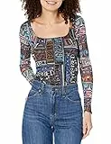 Desigual Body_Lettering 2000 Camicia da Donna, Nero, M