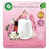 Airwick Armonia Istantanea, Confezione con 1 Diffusore di Oli Essenziali e 1 Ricarica alla Fragranza di Peonia e Gelsomino Riequilibranti