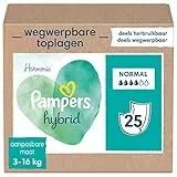 Pampers - Harmony Hybrid, confezione da 25 teli assorbenti usa e getta, normali - 1 pezzo