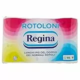 Regina Carta Igienica Rotoloni, Confezione da 12 Rotoli