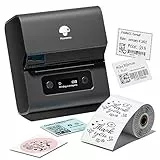 Phomemo M221 Stampante Per Etichette Portatile - stampante termica etichettatrici Bluetooth, Per le imprese, ufficio, codice QR, loghi, gioielli, compatibile con telefoni e sistema PC, Grigio