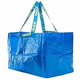 Ikea - Frakta large bags, maximum load: 25 kg, color: Blue (Pack of 10)