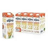ALPRO SENZA ZUCCHERI, Bevanda all'AVENA, 100% vegetale con vitamine B2, B12 e D2 (8 confezioni x 1 Litro)