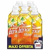 Lenor Elisir Ammorbidente Lavatrice Concentrato, 200 Lavaggi (8X25), Sogno Di Sicilia, Freschezza Di Lunga Durata E Morbidezza Di Origine Vegetale, Lenzuola Profumate Fino A 1 Settimana