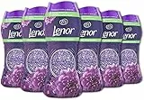 Lenor Profumatore Bucato Perle Profumate Lavatrice, Ametista e Bouquet, Confezione da 6 (6 x 210 g), Intensificatore di Profumo, Maxi Formato, 100% Plastica Riciclata