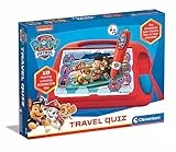 Clementoni Sapientino Travel Quiz Paw Patrol-Gioco educativo elettronico, Penna interattiva, Bambini 4 Anni+ (Versione in Italiano), Made in Italy, Multicolore, 16335
