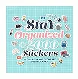 Grupo Erik: Libro Stickers Stay Organized - Adesivi per Agenda Organizer, Stickers Bullet Journal per Personalizzare Agenda, Adesivi per Diario e Agenda