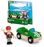 BRIO BRIO-33937 World Sports Car Cabrio per Bambini dai 3 Anni in su. Compatibile con Tutti i Treni, Multicolore, 33937