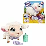 Little Live Pets - My Pet Lamb | Agnello giocattolo interattivo morbido e lanoso che cammina, balla oltre 20 suoni e reazioni, batterie incluse, per bambini dai 5 anni in su
