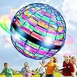 Flying Orb Hover Ball Giocattoli, Ricaricabile Magica Nebbia LED Luci Palla Boomerang con 360 ° Rotante per Bambini Adulto Ragazzi Indoor & Outdoor (blu)