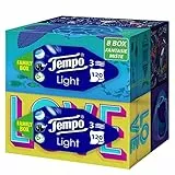 Tempo, Scatola di Fazzoletti di Carta, 8 Scatole da 120 Fazzolettini Monouso, 3 Veli, Family Box Limited Edition Il Potere della Gentilezza, Confezione Riciclabile