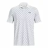 Under Armour Polo Performance 3.0 Novità, Bianco/Blu cosmico/Blu notte, Medium
