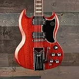 Gibson SG Standard '61 Sideways Vibrola Vintage Cherry - Chitarra elettrica Double Cut