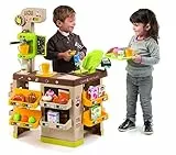 Smoby - Roleplay Coffee House, 7600350232, 3 Anni, 57 Accessori, Macchina del caffè, Registratore di Cassa, H. 89 Cm