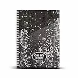 Oh My Pop! Negra-Libreta Shine, Cranberry