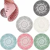 CTDMJ 6Pezzi Filtro per Capelli in Silicone, Filtro per Lavandino Universale Estensione dei Capelli di Scarico della Doccia, Pulizia Facile Protezione Scarico Lavello per Lavello,Doccia,Vasca e Bagno