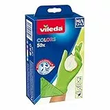 Vileda Colors 50 Guanti monouso Multicolore Nitrile 50 pezzo(i) - Guanti di sicurezza (Guanti monouso, Multicolore, Nitrile, M/L, SML, 50 pezzo(i)