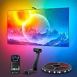 Govee T2 Envisual con Doppia Telecamera, 5m RGBIC WiFi Striscia LED per TV 75-85 Pollici, Adatta ai TV Ultrasottili, Controllo con Alexa e Google Assistant, per Film e Giochi