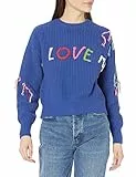 Desigual JERS_i Love Maglia di Tuta, Blu, M Donna
