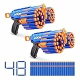 X-Shot Insanity Manic Blaster (Include 2 Blasters, 90 Dardi) da ZURU, Tecnologia Air Pocket - Dardi, (confezione da 2, 90 freccette)
