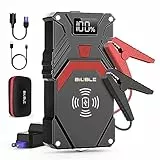 BIUBLE Avviatore Batteria Auto, 2500A 24000mAh Portatile Avviatore di Emergenza (Tutto Gas o 8.0L Diesel), 12V Jump Starter Booster Power Bank, Torcia a LED starter batteria auto