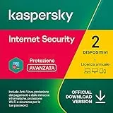 Kaspersky Internet Security 2023 | 2 Dispositivi | 1 Anno | PC / Mac / Android | Codice d'attivazione via email