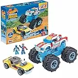 Mega Construx Hot Wheels con Rodger Dodger e Monster Truck, 249 Mattoncini,Gioco da Costruzione per Bambini 5+Anni,GYG22