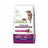 Natural Trainer Trainer Natural con prosciutto sterilised 1,5kg-Mangimi secchi per Gatti, Multicolore, Unica