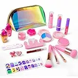 balnore Trucchi Bambina Set, Trucchi per Bambine Trucco Regalo Compleanno 21 Pezzi per Bambini Ragazze