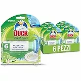 DUCK Fresh Discs - Base per Dischi Gel Igienizzanti WC, Profumo Lime - Formato Scorta 6 Applicatori, 36 Dischetti