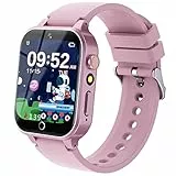 Smartwatch per Bambini - 26 Giochi,Contapassi Calorico,Orologio Smartwatch Bambini con Fotocamere,Musicale,Torcia,Sveglia,Giocattoli educativi,Regalo di compleanno per bambini[Scheda SD integrata]