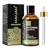 MAYJAM Oli Essenziali di Patchouli 30 ml, Olio Essenziale di Aromaterapia di Grado Terapeutico Naturale Puro al 100%, Oli Profumati per Diffusore Umidificatore Regali Perfetti