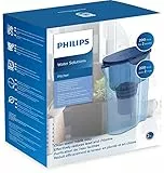 Philips Aqua Solutions AWP2915 - Caraffa filtrante contro calcare, piombo, cloro, pesticidi, microplastica, filtro acqua con carbone attivo