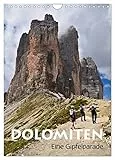 Dolomiti – Una parata di picco (calendario da parete 2024 DIN A4 alto), Calendario mensile Calvendo