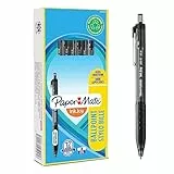 Paper Mate InkJoy 300RT - Penne a sfera a scatto, punta media 1,0 mm, Nero, Confezione da 12 pezzi