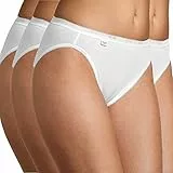 sloggi Basic+ Midi 4P, Slip, Donna, Bianco (White), 44