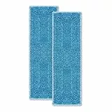 Polti Moppy PAEU0342 Kit 2 Panni per la Pulizia di tutti i Pavimenti e Superfici Verticali, in Microfibra ad Elevato Potere Assorbente