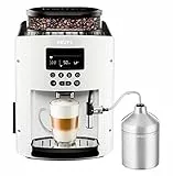 KRUPS Macchina da caffè completamente automatizzata (1,8 l, 15 bar, display LCD, sistema automatico per cappuccino) bianco