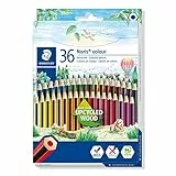 Staedtler Noris 185 CD36 Matite Ecologiche, Scatola da 36 Matite Colorate Assortite