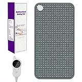 Termoforo Elettrico 30 x 60 cm, Cuscino Termico con 9 Livelli di Temperatura e 4 Impostazioni del Timer, Cuscino Riscaldante Elettrico per Lombare Cervicale Spalle Addome Gambe, Spegnimento Automatico