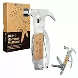 Gadget Storm Strumento Tascabile Multifunzionale 10in1 in Acciaio Inox, Multitool con Incisione Miglior Nonno, Idea Regalo Festa del Papà