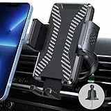 Chanstha Porta Telefono Auto 360 Gradi di Rotazione, Supporto Telefono Auto Universale per Presa D'aria [2023 Upgrated Gancio], Porta Cellulare Auto con iPhone 14/13/12/Samsung/Xiaomi e Altri Telefoni